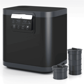 28110550 Kitchen Waste Combiner 500W Home Waste Processor with LED Display, Activated Carbon Filter, 4L Food Waste Crusher