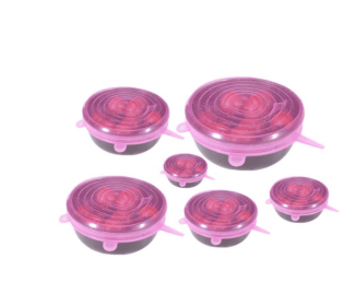 6-piece stretch siliconecover (Option: Pink-2 Set)