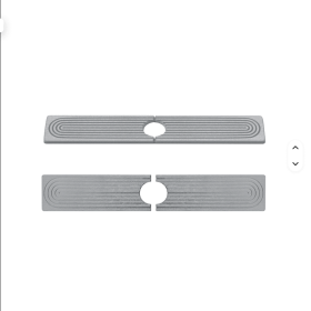 Diatomaceous Earth Sink Tray Stone Home Sink Caddy Kitchen Instant Dry Sink Organizer (Color: Light Grey)