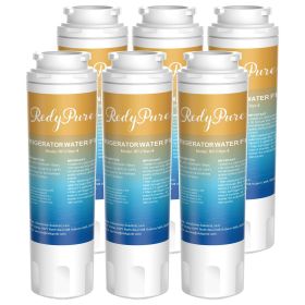 6 Pack Refrigerator Water Filter Replacement For  EDR4RXD1, EveryDrop Filter 4, Maytag UKF8001AXX-750, UKF8001AXX-200, 46-9006, Puriclean II, WD- (Option: W13732996)
