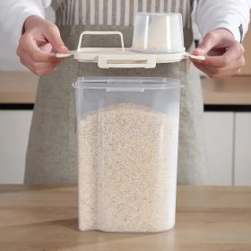 Sealed Food Storage Containers With Lids - Leak-proof And Moisture-proof Kitchen Storage Boxes, Suitable For Grains, Nuts, Flour And Rice - Made (Option: Seal food storage containers)