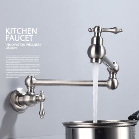 Wall-mounted Folding Faucet (Option: Folding faucets)