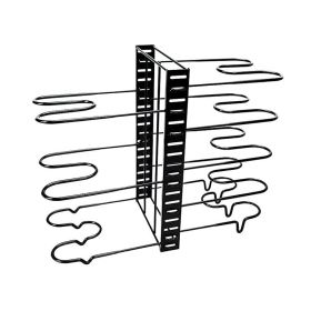 Pots and Pans Organizer Rack for Kitchen Storage (Color: Black, Type: Style B)