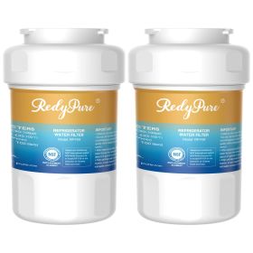 2 Pack Refrigerator Water Filter Replacement For GE MWF, SmartWater MWFP, MWFINT, MWFA, GWF, HDX FMG-1, Kenmore 9991, GSE25GSHECSS, WFC1201 Water (Option: W13732997)
